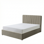 Double Ottoman Storage Bed with Memory Foam Mattress (5 COLOUR CHOICES)