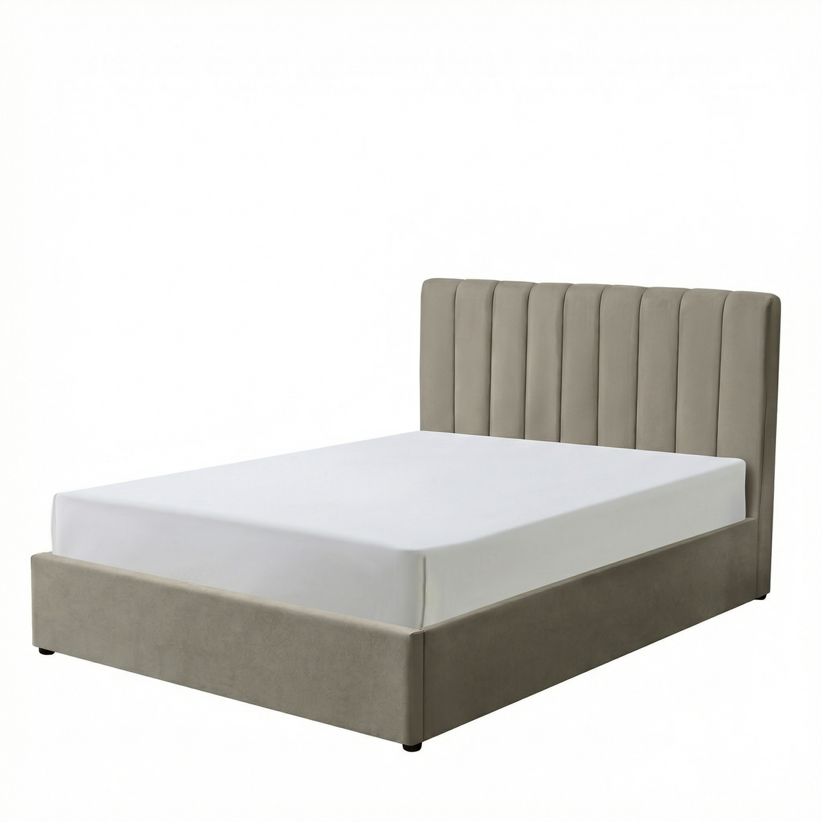 Double Ottoman Storage Bed with Memory Foam Mattress (5 COLOUR CHOICES)