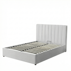 Double Ottoman Storage Bed with Memory Foam Mattress (5 COLOUR CHOICES)