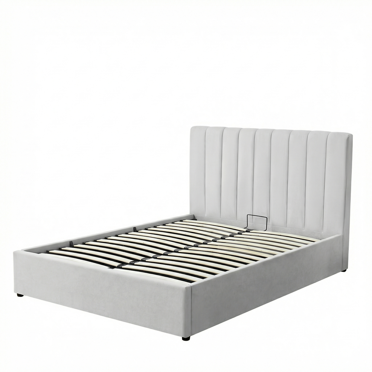 Double Ottoman Storage Bed with Memory Foam Mattress (5 COLOUR CHOICES)