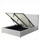 Double Ottoman Storage Bed with Memory Foam Mattress (5 COLOUR CHOICES)
