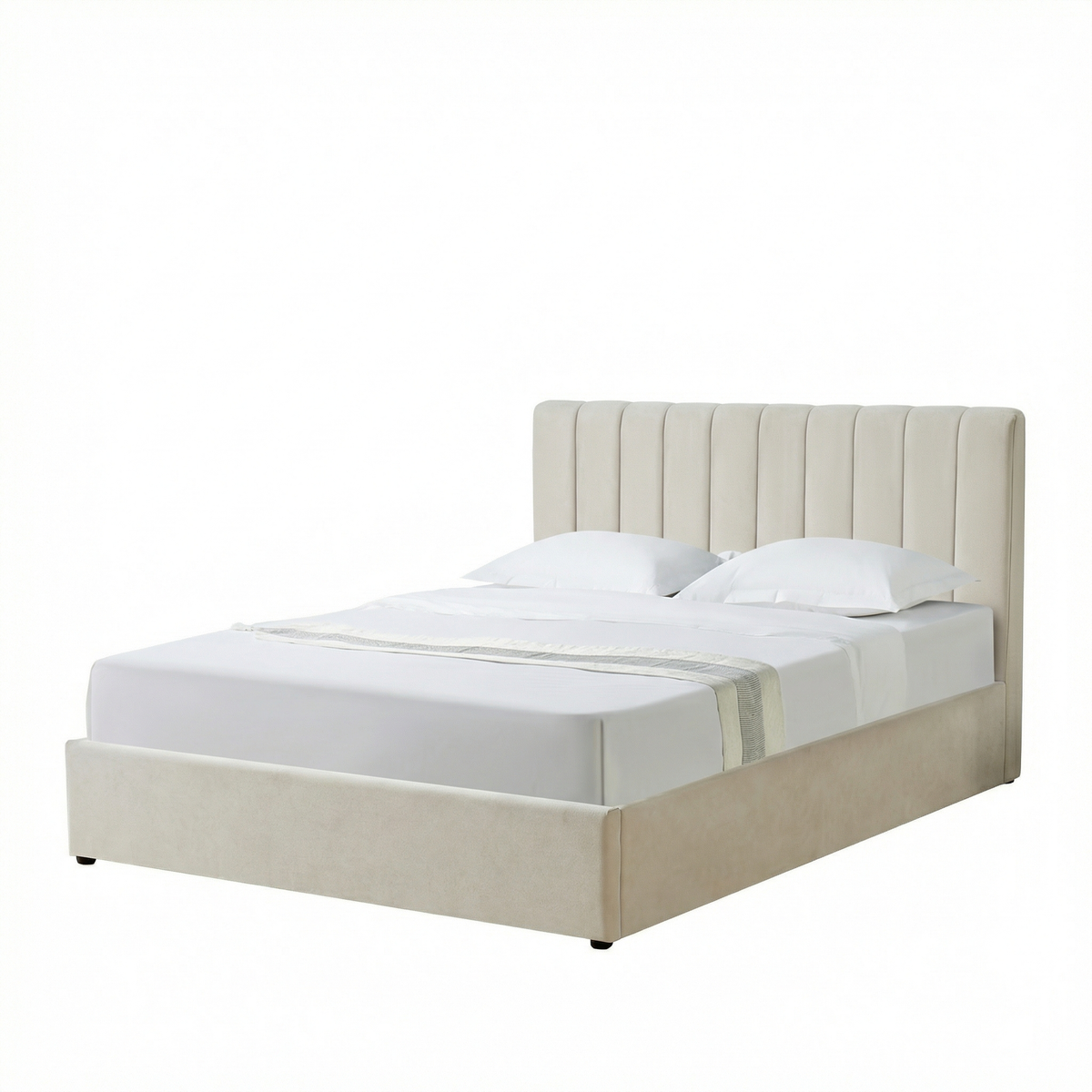 Kingsize Ottoman Storage Bed with Memory Foam Mattress (5 COLOUR CHOICES)