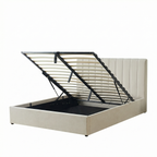 Kingsize Ottoman Storage Bed with Memory Foam Mattress (5 COLOUR CHOICES)