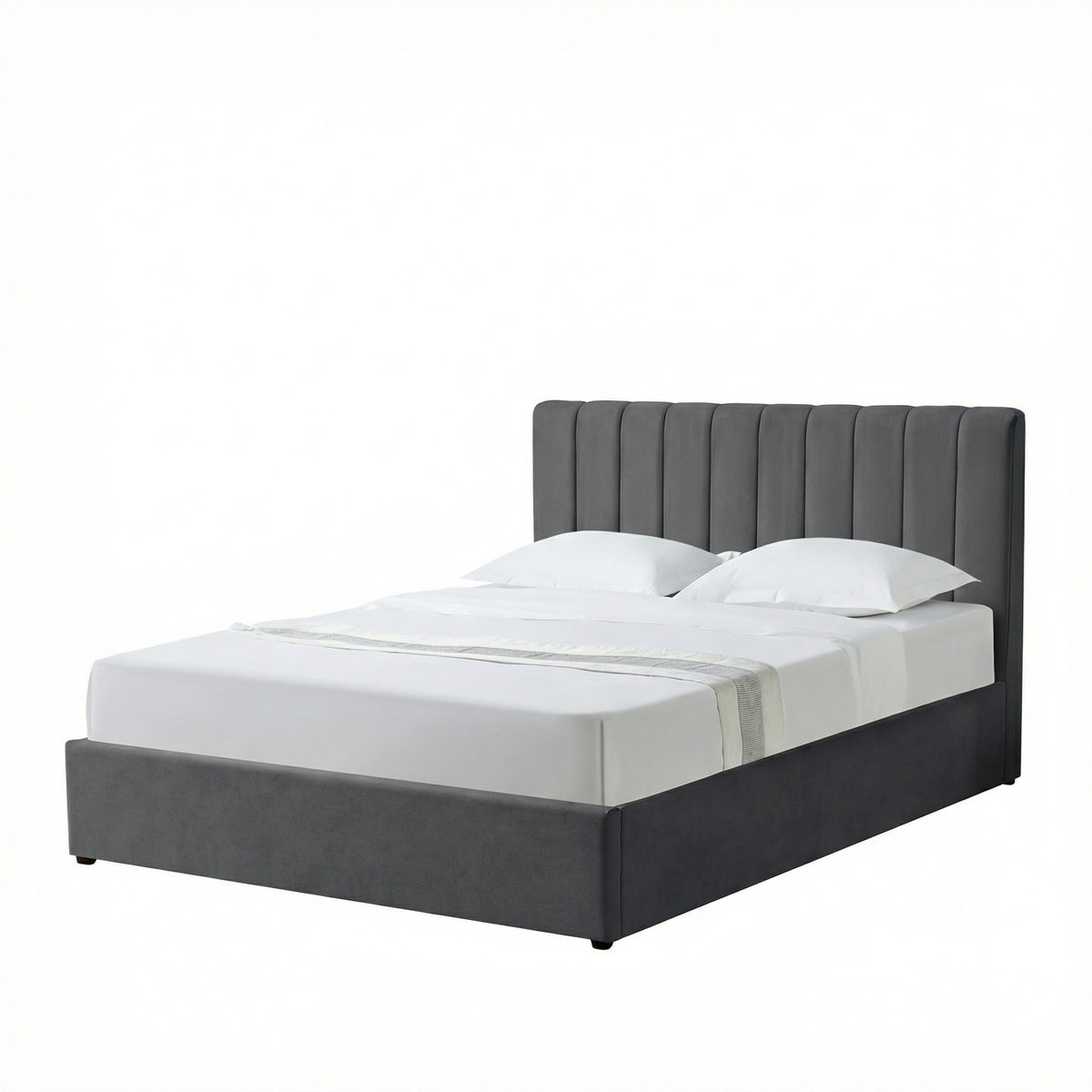 Kingsize Ottoman Storage Bed with Memory Foam Mattress (5 COLOUR CHOICES)