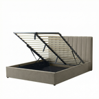 Kingsize Ottoman Storage Bed with Memory Foam Mattress (5 COLOUR CHOICES)