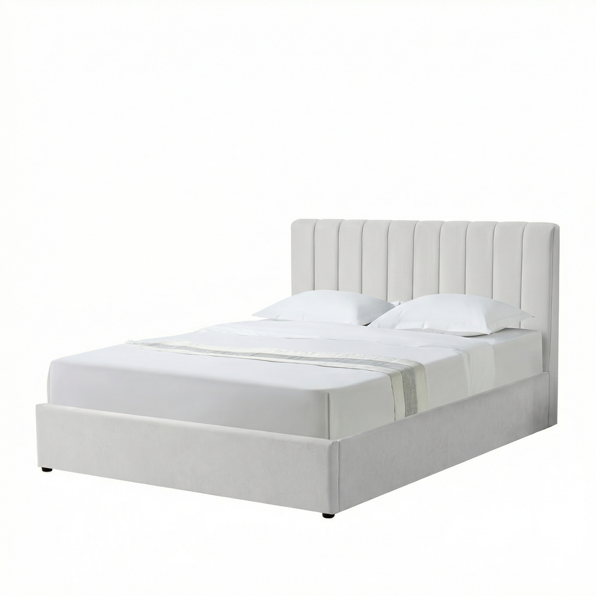 Kingsize Ottoman Storage Bed with Memory Foam Mattress (5 COLOUR CHOICES)