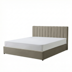 Super-King Ottoman Storage Bed with Memory Foam Mattress (5 COLOUR CHOICES)
