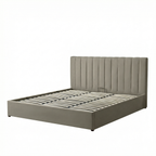 Super-King Ottoman Storage Bed with Memory Foam Mattress (5 COLOUR CHOICES)