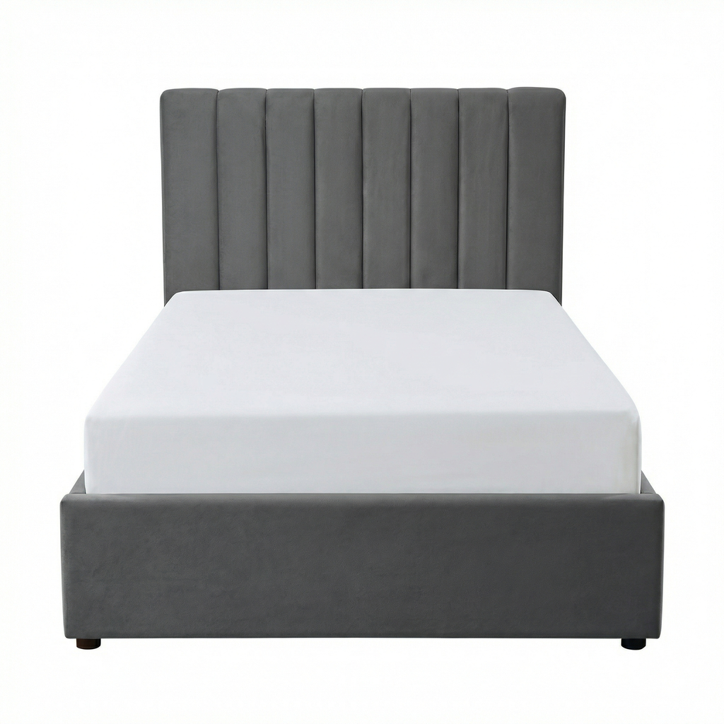 Single Ottoman Storage Bed with Memory Foam Mattress (4 COLOUR CHOICES)