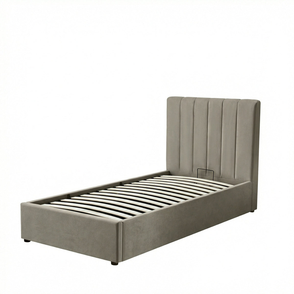 Single Ottoman Storage Bed with Memory Foam Mattress (4 COLOUR CHOICES)