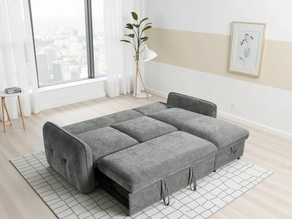 Moscow Sofabed Grey Universal Corner