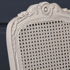 Off White Rattan Dining / Bedroom Chair