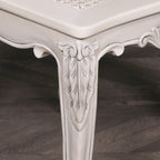 Off White Rattan Dining / Bedroom Chair