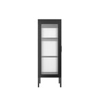 Black Modern Industrial Style Display Cabinet