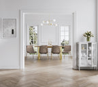 White Sleek Industrial Cabinet