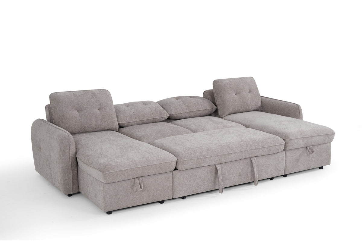 Moscow Sofabed Beige U Shape Corner