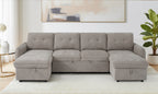 Moscow Sofabed Beige U Shape Corner