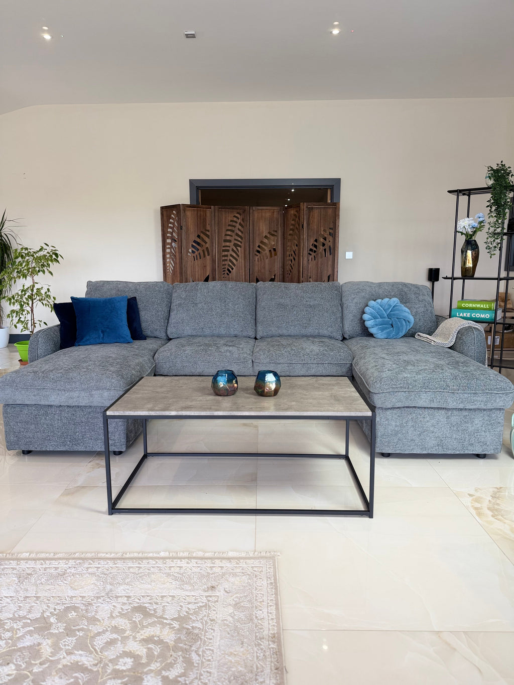 Moscow Sofabed Grey U Shape Corner