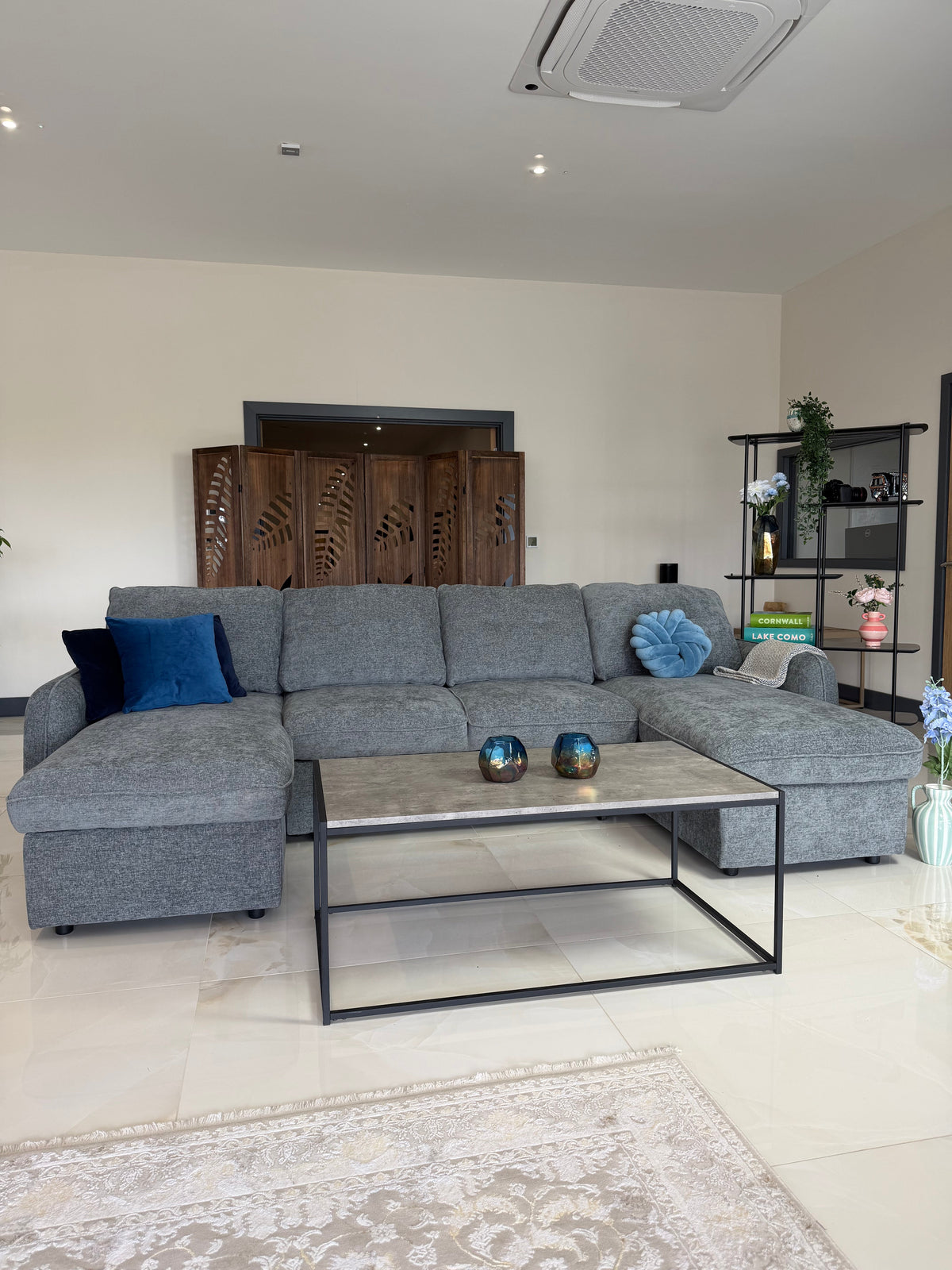Moscow Sofabed Grey U Shape Corner