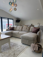 Moscow Sofabed Beige U Shape Corner