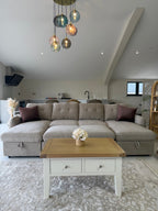 Moscow Sofabed Beige U Shape Corner