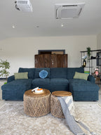 Moscow Sofabed Blue U Shape Corner