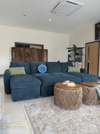 Moscow Sofabed Blue U Shape Corner