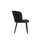 Rina Black Dining Table with 6 Nova Black Chairs