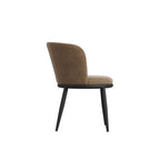 Rina Black Dining Table with 6 Nova Mole Chairs
