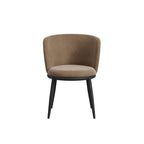 Rina Black Dining Table with 6 Nova Mole Chairs