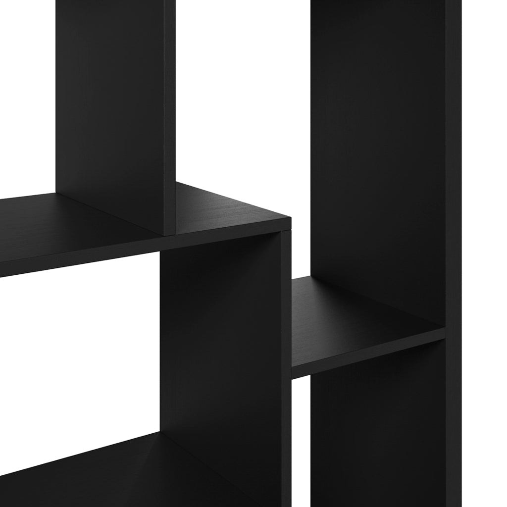 Abstract Large Black Shelving Unit