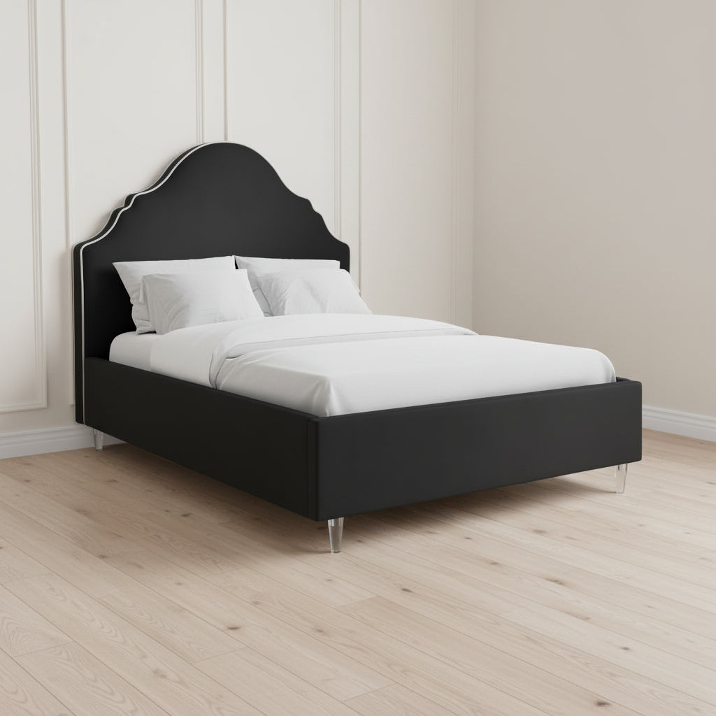 Quince Onyx Kingsize Bed LPD Home