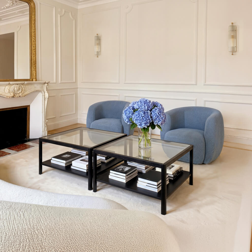 Ray Large Black Coffee Table