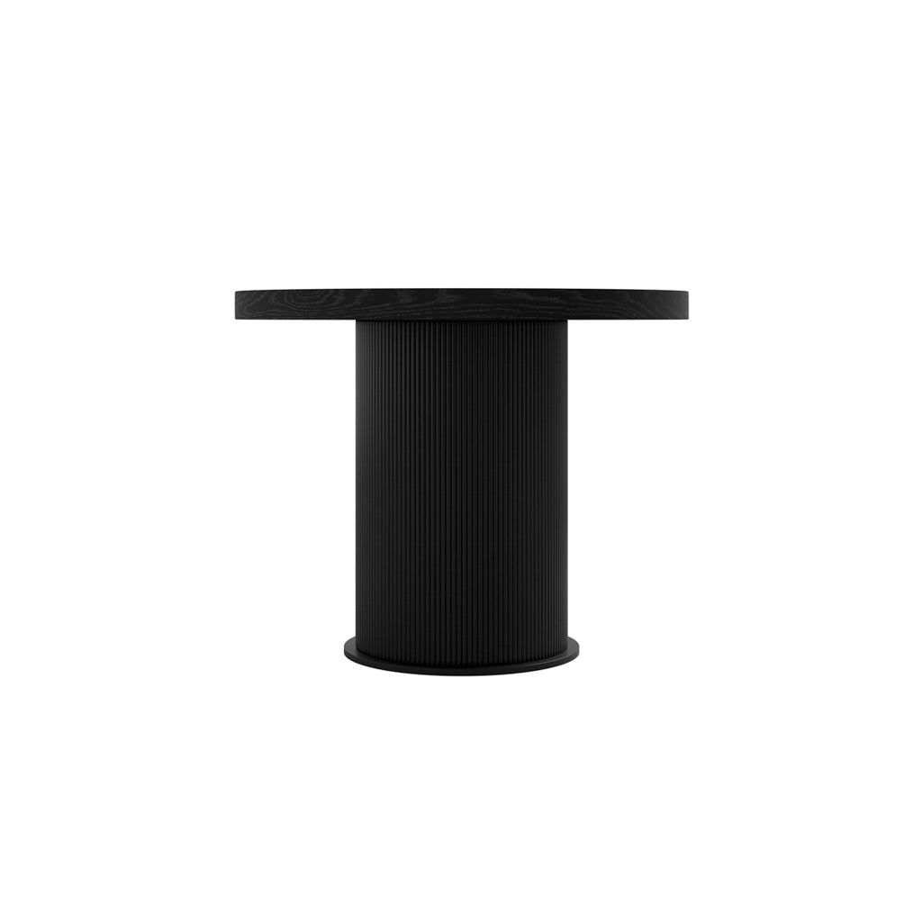Rina Black Dining Table with 6 Nova Mole Chairs