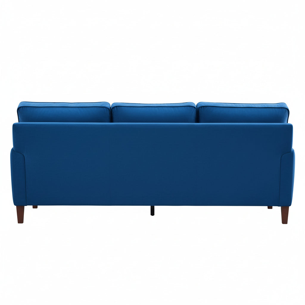 Olivia Royal Blue Universal L Shape Corner Sofa by Harry Christian Home