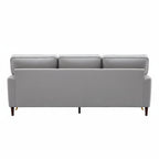 Olivia 3 Seater Sofa in Grey Velvet by Harry Christian Home
