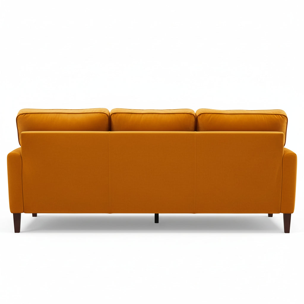 Olivia Burnt Orange Universal L Shape Corner Sofa by Harry Christian Home