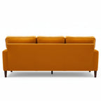 Olivia 3 Seater Sofa in Burnt Orange Velvet by Harry Christian Home