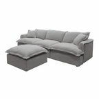 Santa Barbara Modular Feather FILLED Sofa Grey