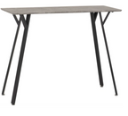 Concrete Effect Bar Table and Two Stools Set