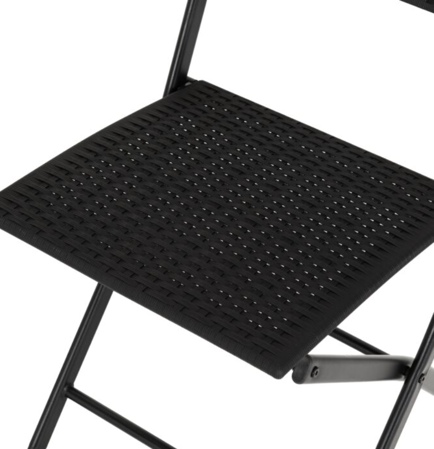 Foldaway Two Seats Plus Table Outdoor Garden Furniture Set