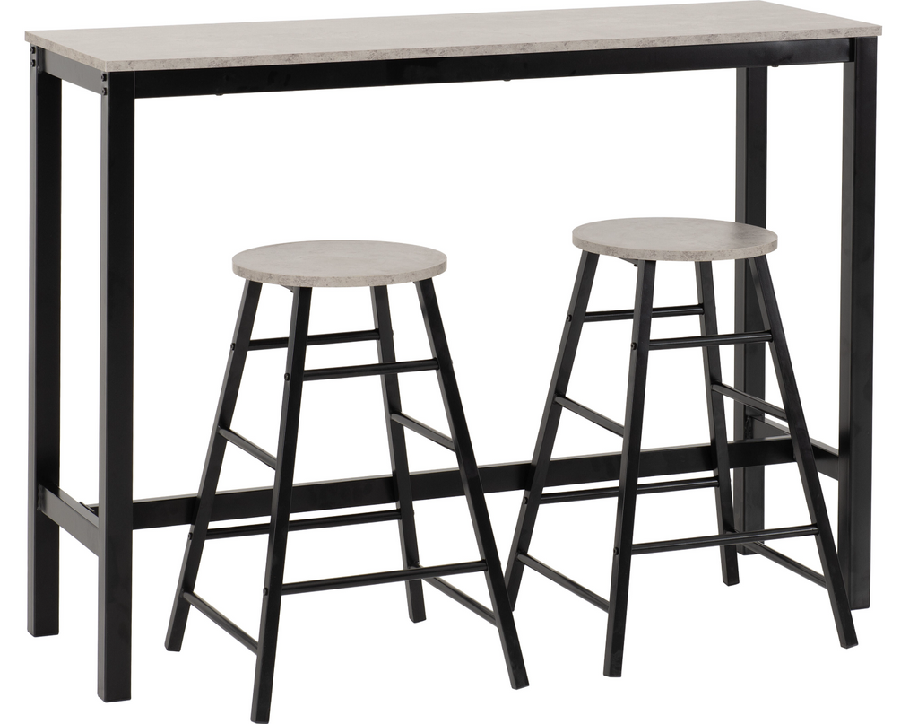 Breakfast Bar and Stools Set