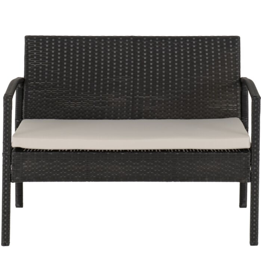 Cedar 4 Piece Garden Set in Black