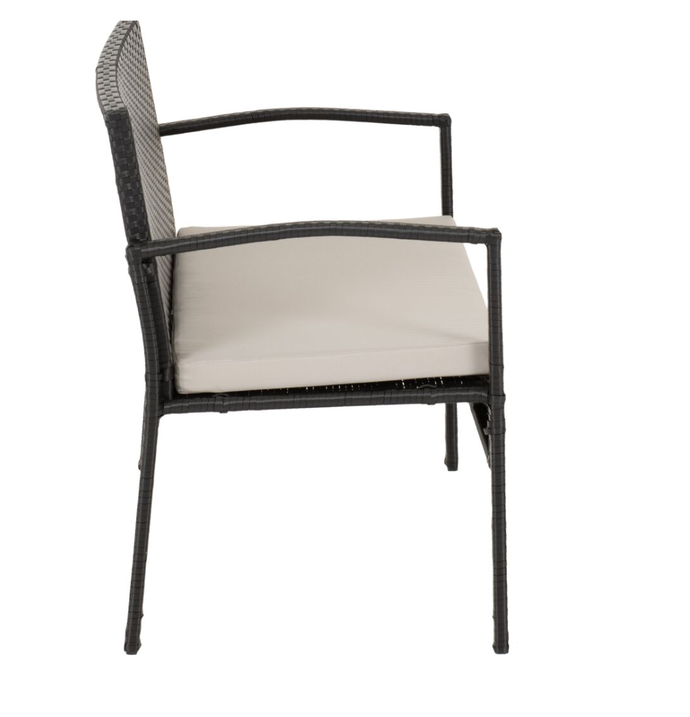 Cedar 4 Piece Garden Set in Black