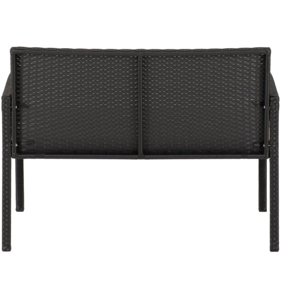 Cedar 4 Piece Garden Set in Black
