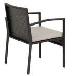 Cedar 4 Piece Garden Set in Black