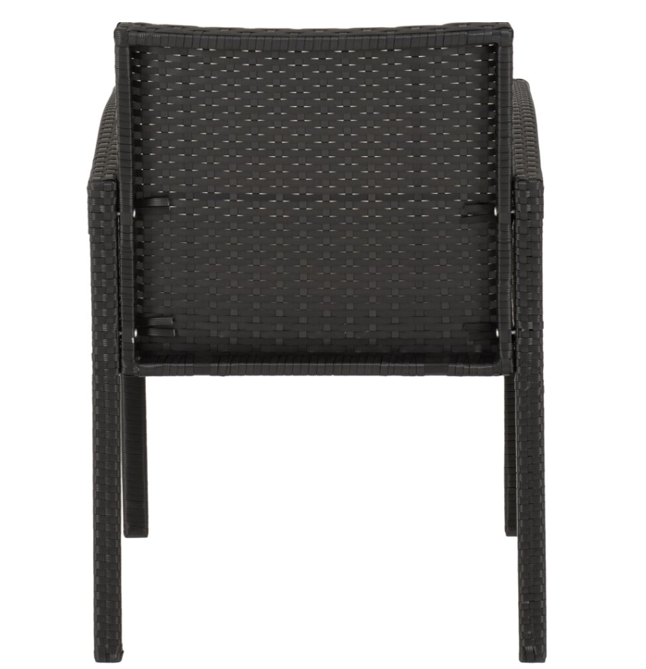 Cedar 4 Piece Garden Set in Black