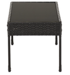 Cedar 4 Piece Garden Set in Black