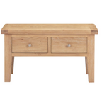Windsor 2 Drawer Coffee Table - Natural Oak