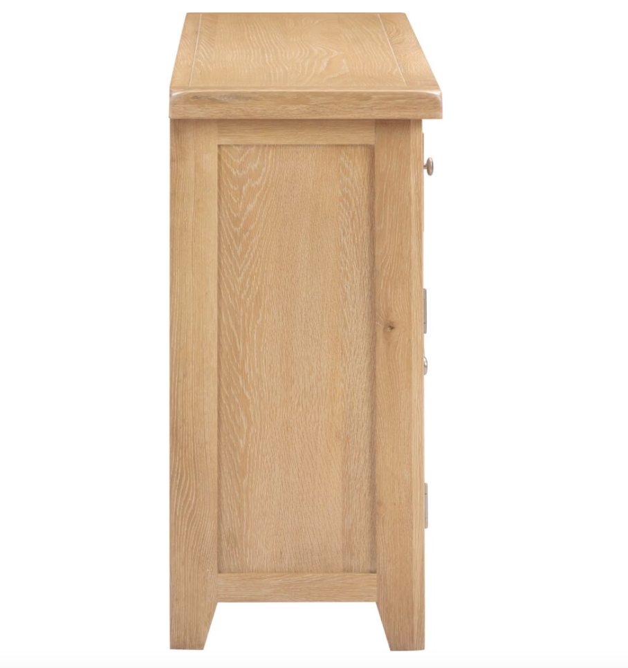 4 Piece Oak Living Room Furniture Set